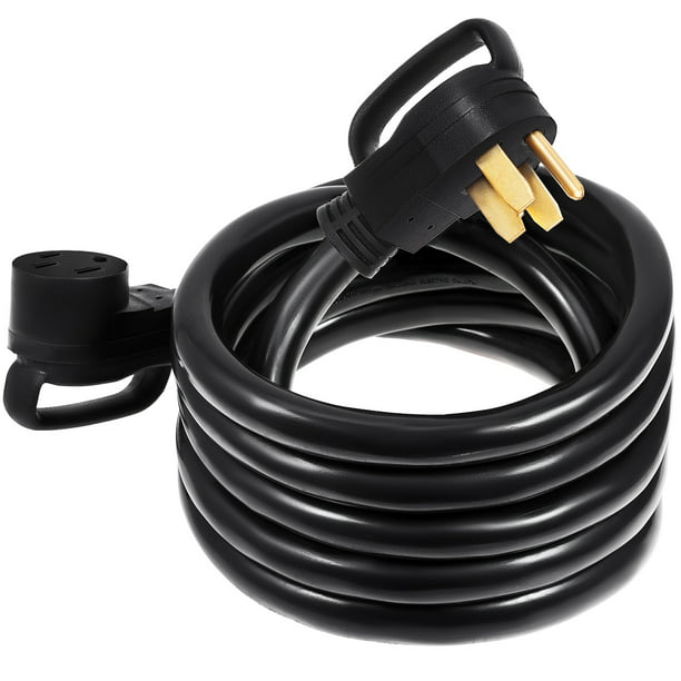 15 foot 50 amp RV Extension Cord Power Supply Cable for Trailer Motorhome Camper 